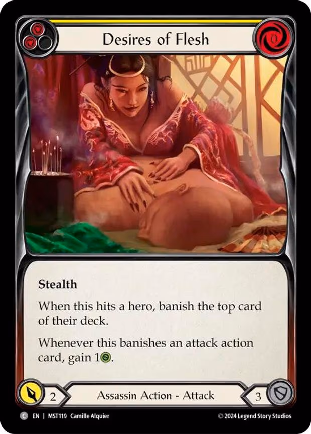Desires of Flesh (Yellow) - Common (MST119)