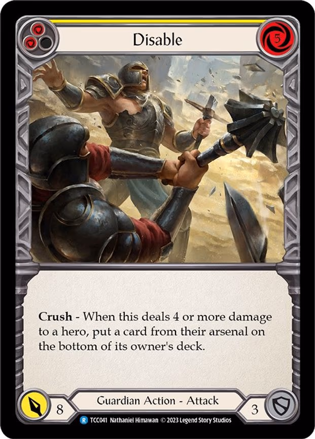 Disable (Yellow) - Common (TCC041)