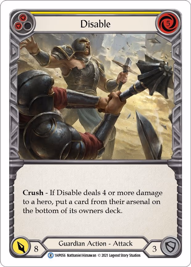 Disable (Yellow) - Rare (1HP056)