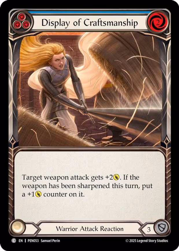 Display Of Craftsmanship (Blue) - Common (PEN053)