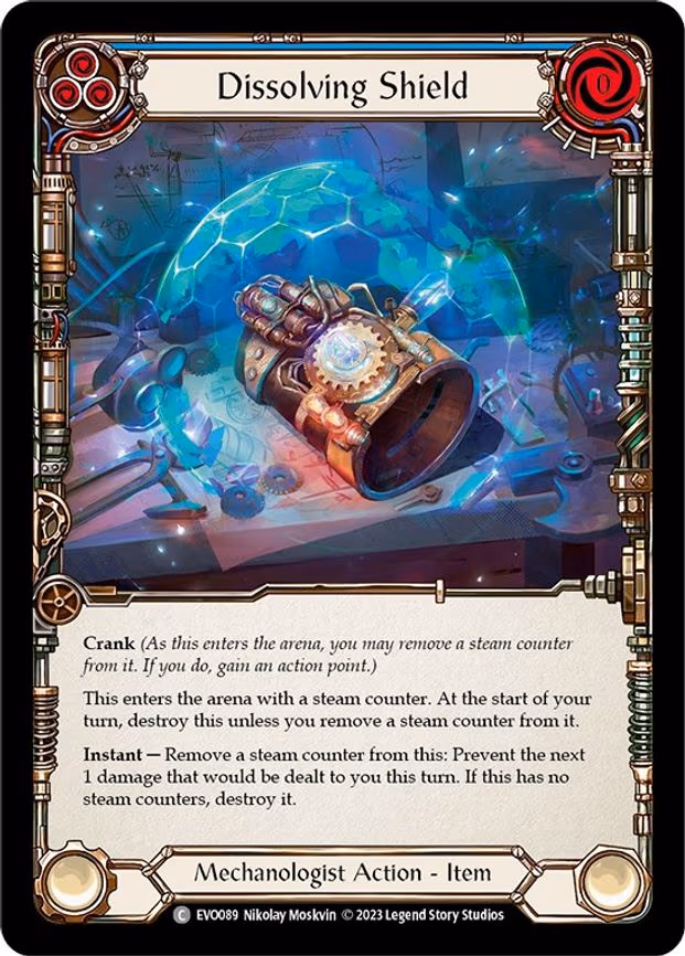 Dissolving Shield (Blue) - Common (EVO089)