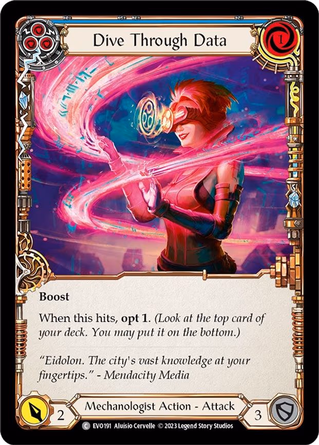 Dive Through Data (Blue) - Common (EVO191)