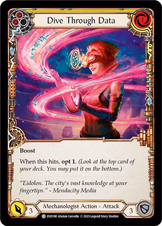 Dive Through Data (Yellow) - Common (EVO190)