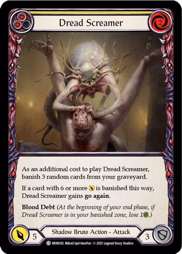 Dread Screamer (Yellow) - Common (MON142)