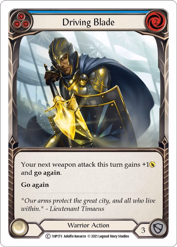Driving Blade (Blue)