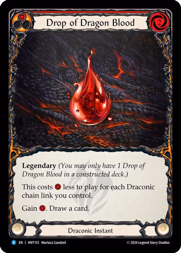 Drop of Dragon Blood (Red) - Rare (HNT155)