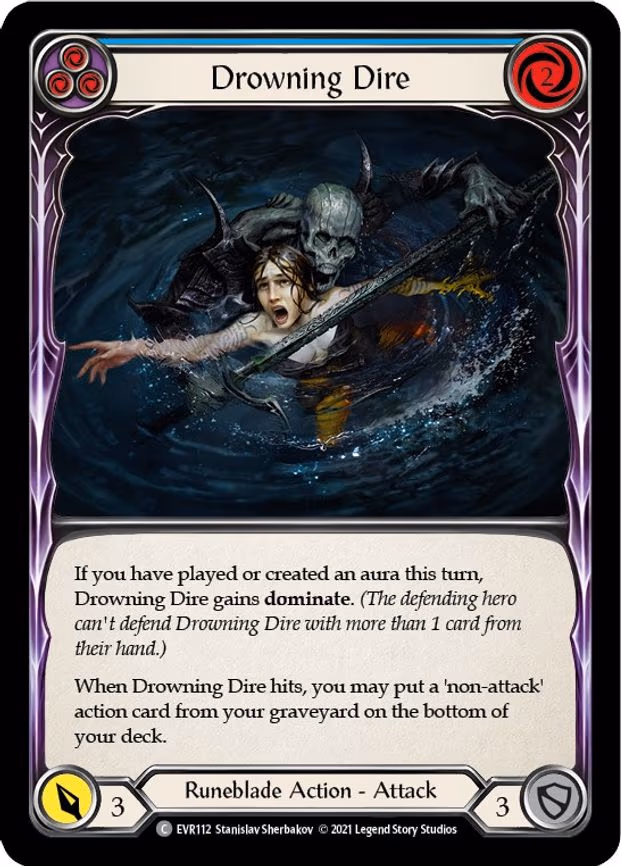 Drowning Dire (Blue) - Common (EVR112)