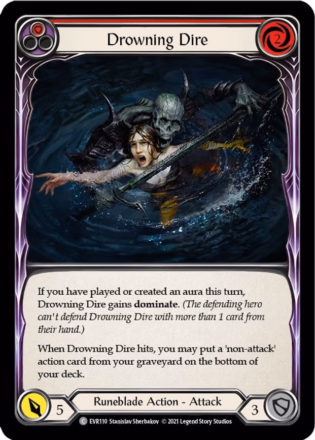 Drowning Dire (Red) - Common (EVR110)