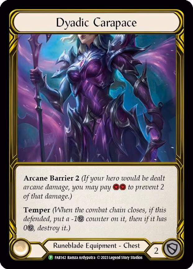 Dyadic Carapace (Golden) - Promo (FAB142)