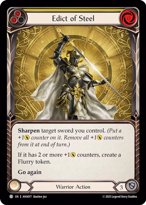 Edict Of Steel (Yellow)
