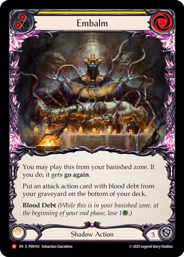 Embalm (Yellow)