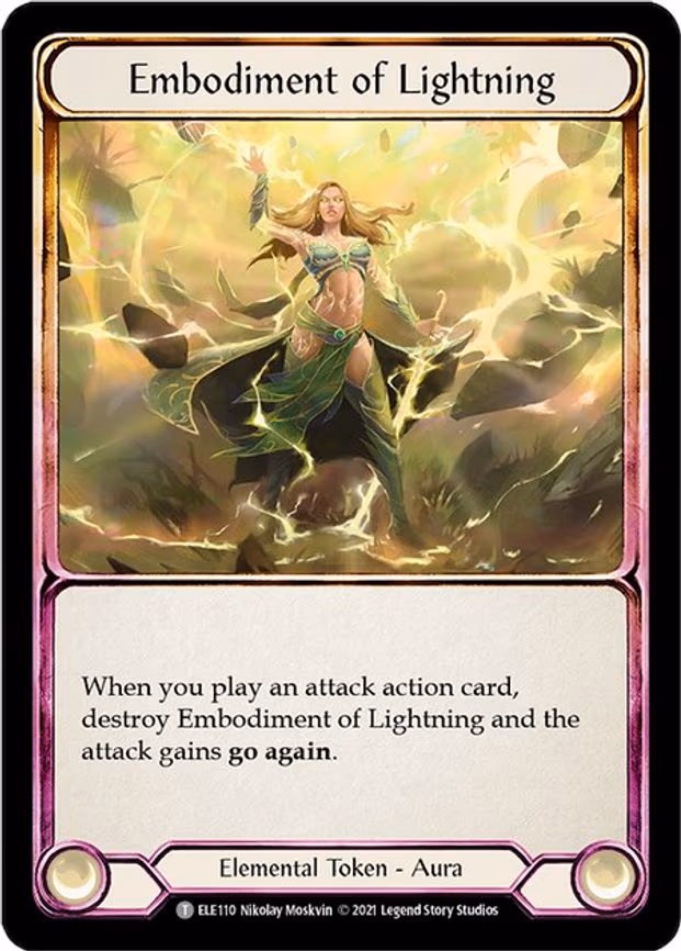 Embodiment of Lightning // Titan's Fist - Token (ELE110 // ELE202)