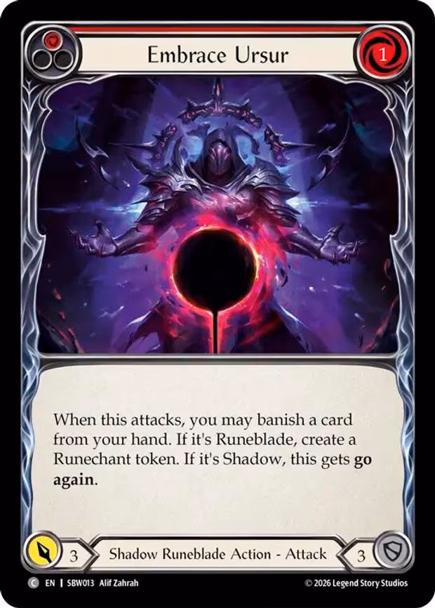 Embrace Ursur (Red) - Common (SBW013)
