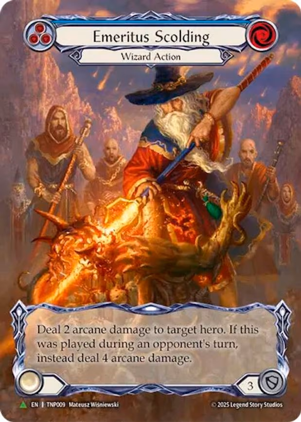 Emeritus Scolding (Blue) (Marvel) - Promo (TNP009)