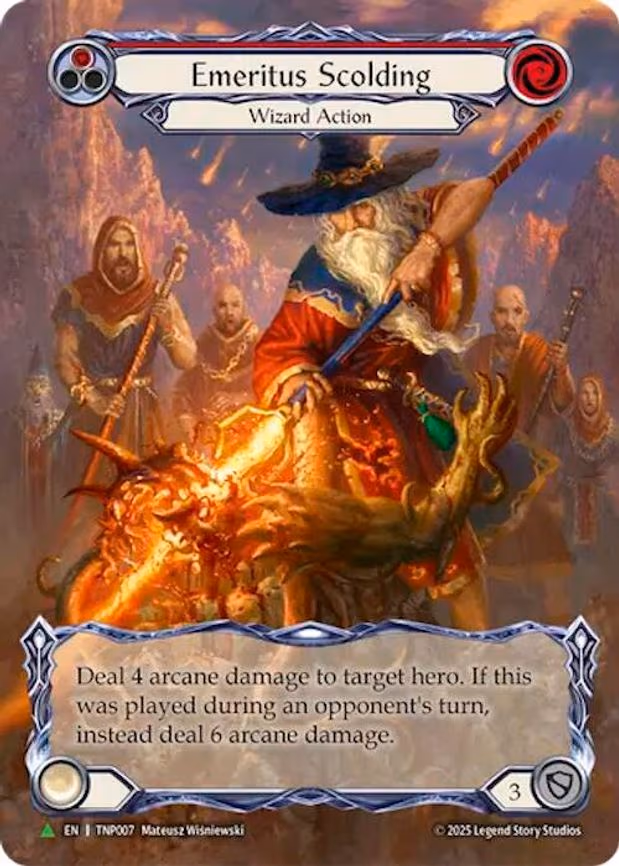 Emeritus Scolding (Red) (Marvel) - Promo (TNP007)