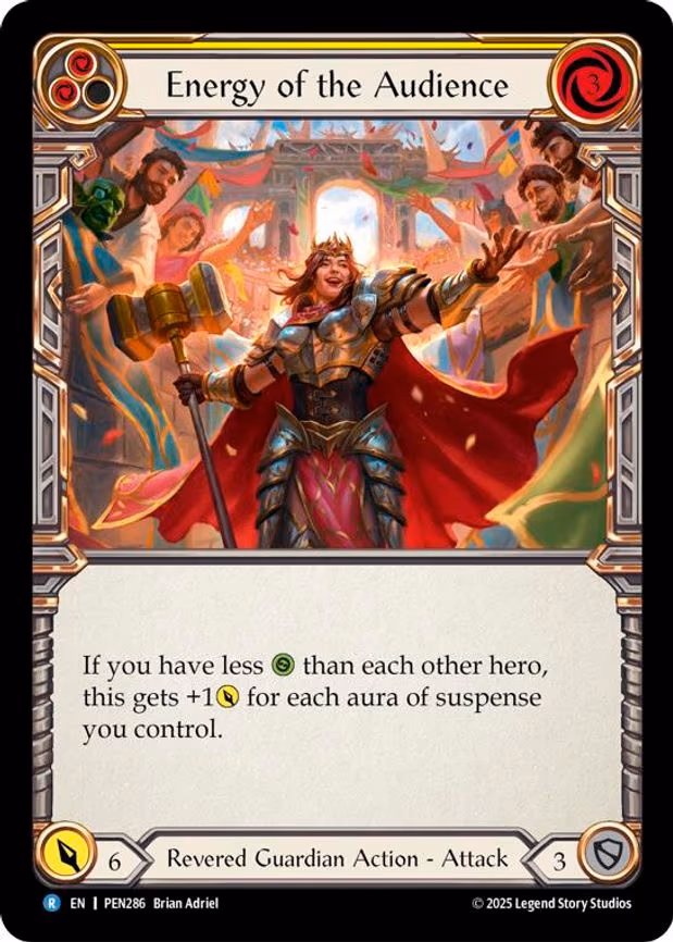 Energy Of The Audience (Yellow) - Rare (PEN286)