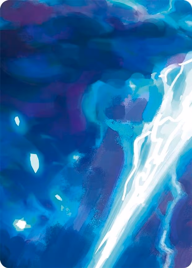 Enlightened Strike // Shelter from the Storm Double Sided Art Card (Bottom Right) - None