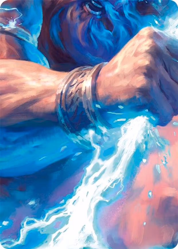 Enlightened Strike // Shelter from the Storm Double Sided Art Card (Middle Left) - None