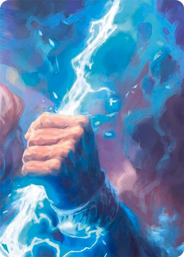 Enlightened Strike // Shelter from the Storm Double Sided Art Card (Top Center) - None
