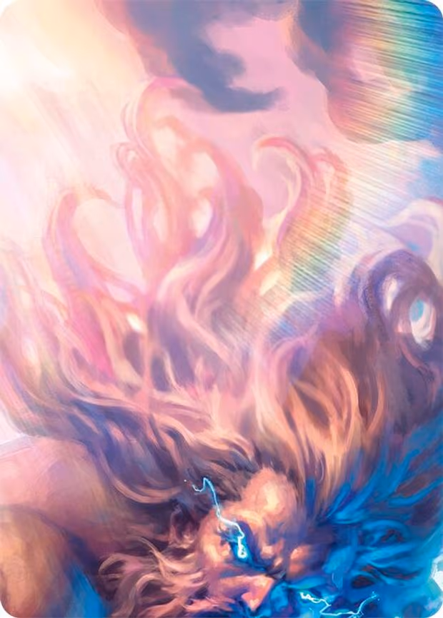 Enlightened Strike // Shelter from the Storm Double Sided Art Card (Top Left) - None