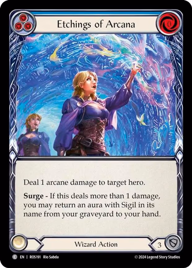 Etchings of Arcana (Blue)