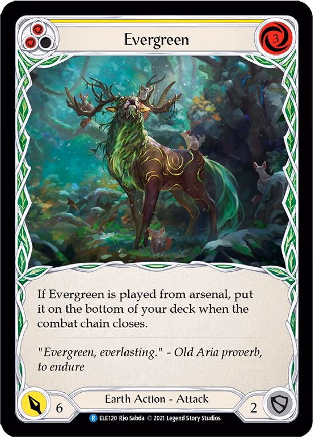 Evergreen (Yellow) - Rare (ELE120)