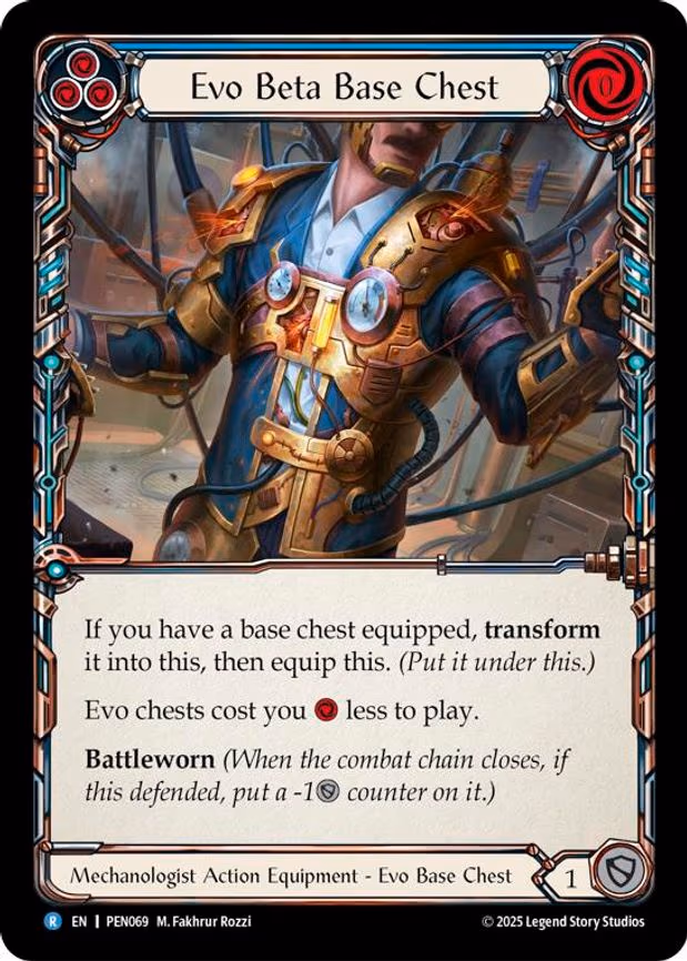 Evo Beta Base Chest (Blue) - Rare (PEN069)