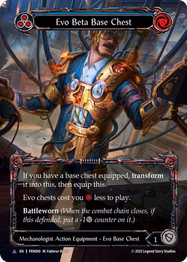 Evo Beta Base Chest (Blue) (Marvel) - Marvel (PEN069)