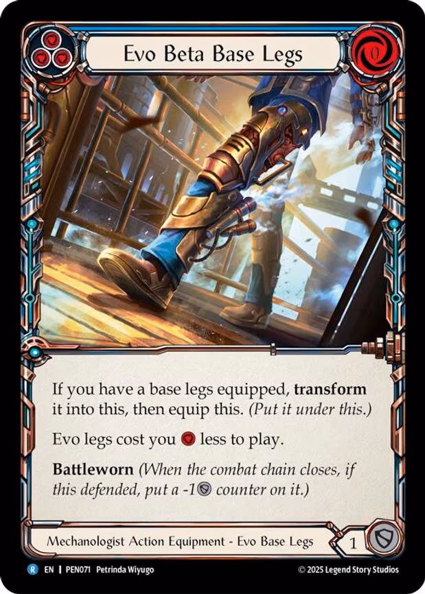 Evo Beta Base Legs (Blue) - Rare (PEN071)