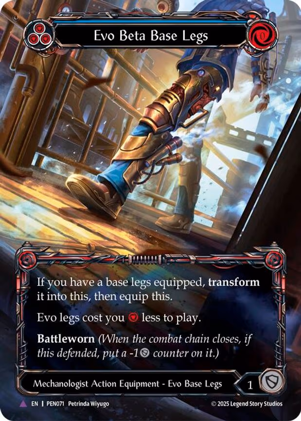 Evo Beta Base Legs (Blue) (Marvel) - Marvel (PEN071)