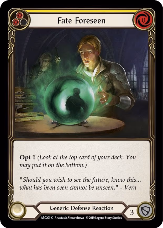 Fate Foreseen (Yellow)