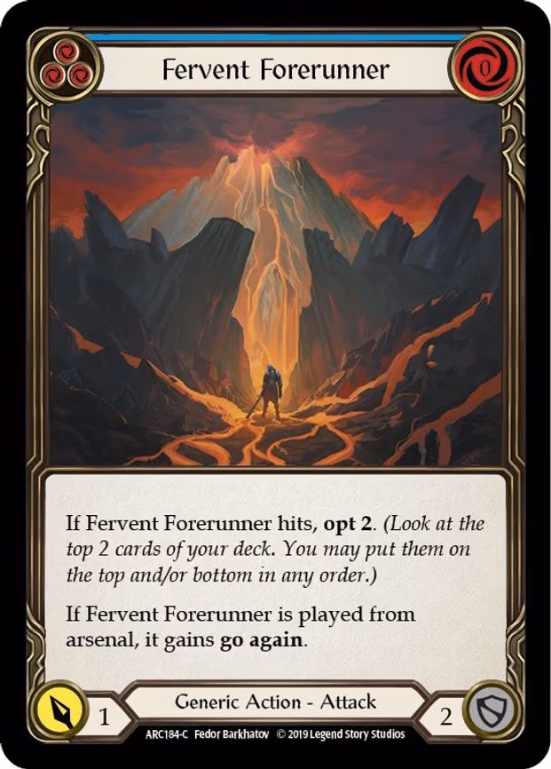 Fervent Forerunner (Blue) - Common (ARC184)
