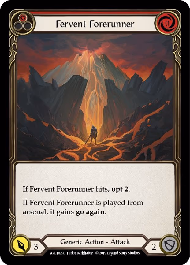 Fervent Forerunner (Red) - Common (ARC182)