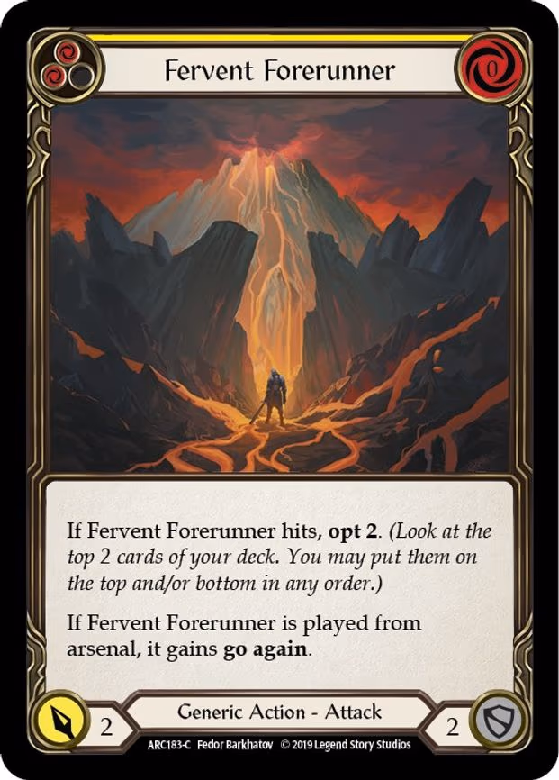 Fervent Forerunner (Yellow) - Common (ARC183)