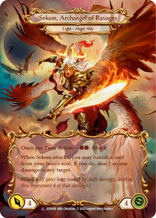 Figment of Ravages // Sekem, Archangel of Ravages (Marvel)