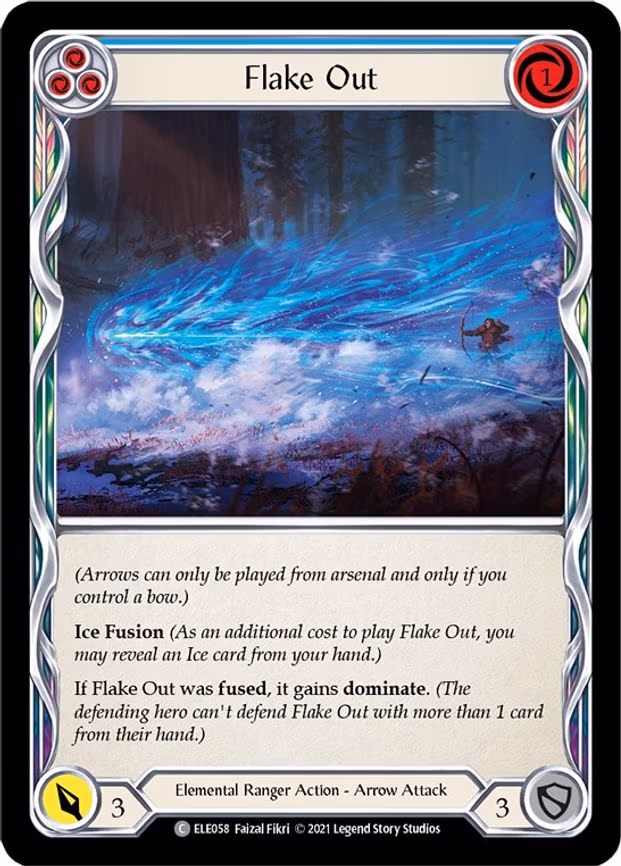 Flake Out (Blue) - Common (ELE058)