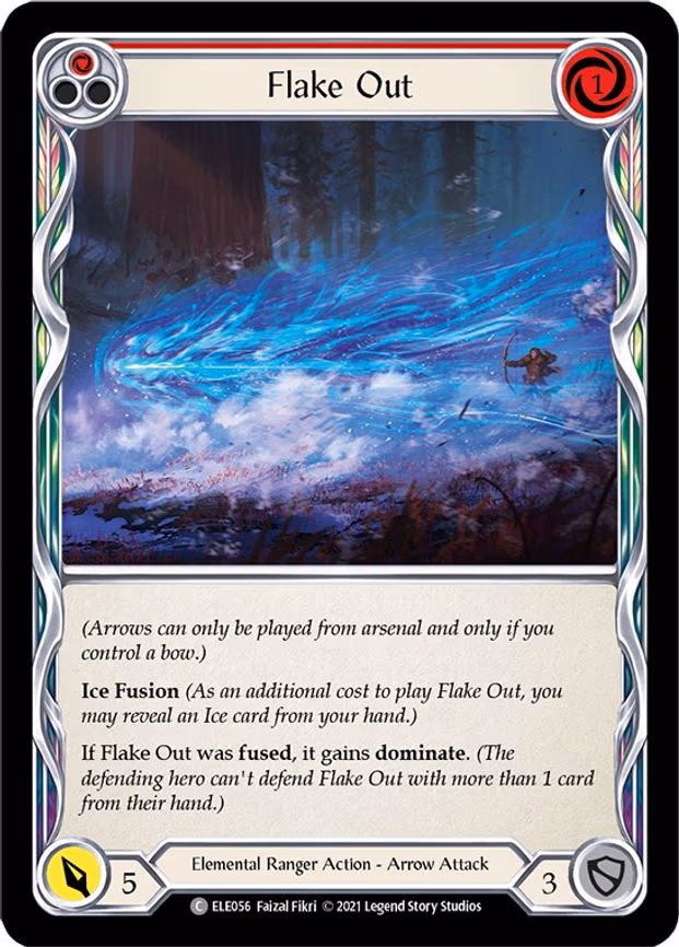 Flake Out (Red) - Common (ELE056)