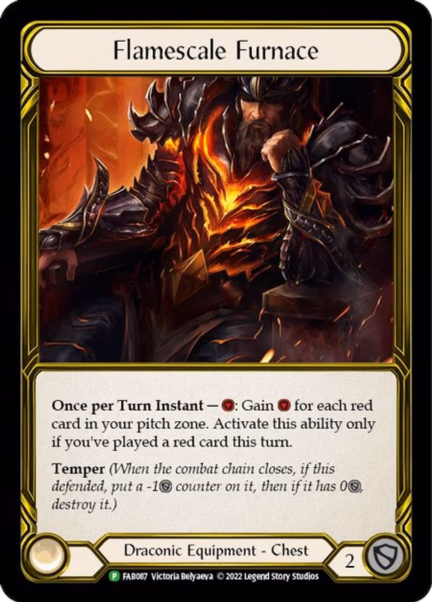 Flamescale Furnace (Golden) - Promo (FAB087)