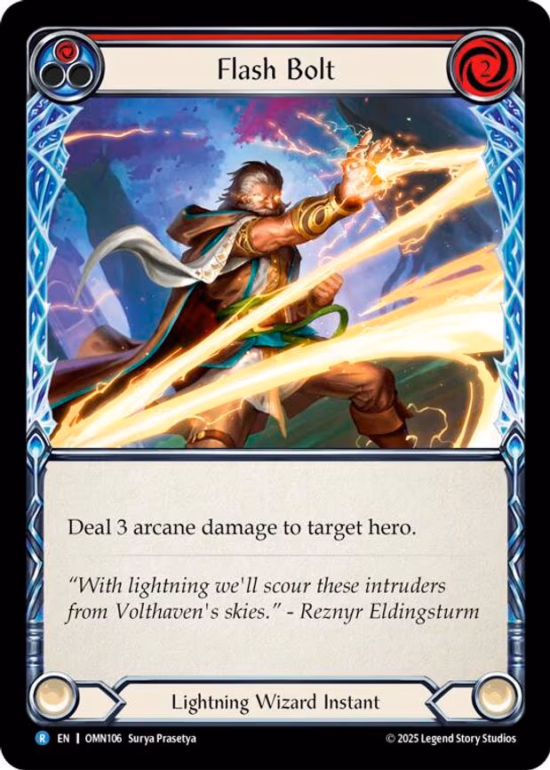 Flash Bolt (Red) - Rare (OMN106)