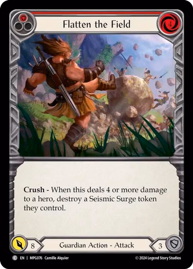 Flatten the Field (Red) - Common (MPG076)
