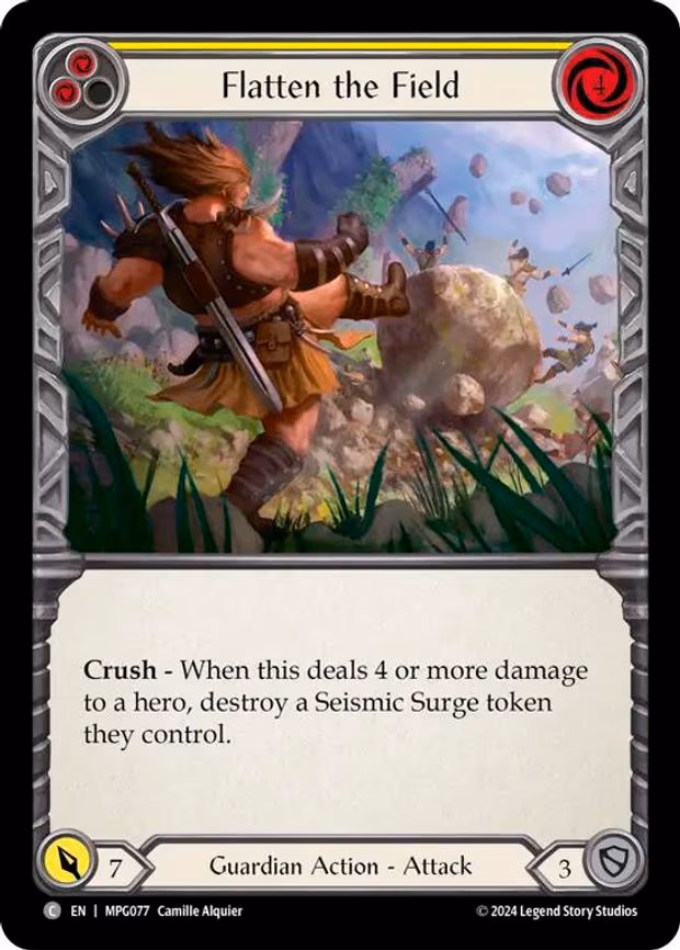 Flatten the Field (Yellow) - Common (MPG077)