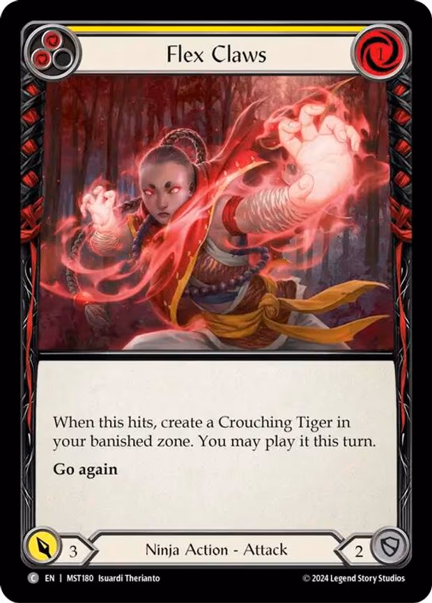 Flex Claws (Yellow) - Common (MST180)