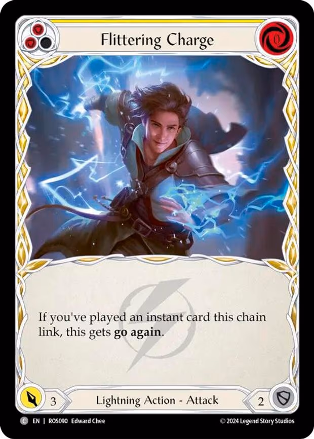 Flittering Charge (Yellow) - Common (ROS090)