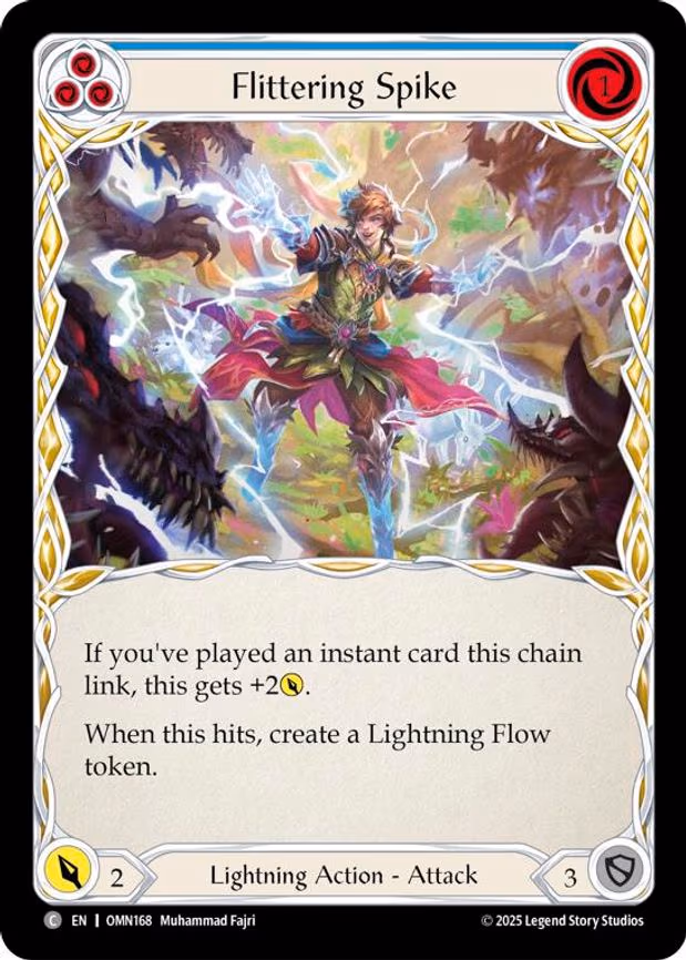 Flittering Spike (Blue) - Common (OMN168)