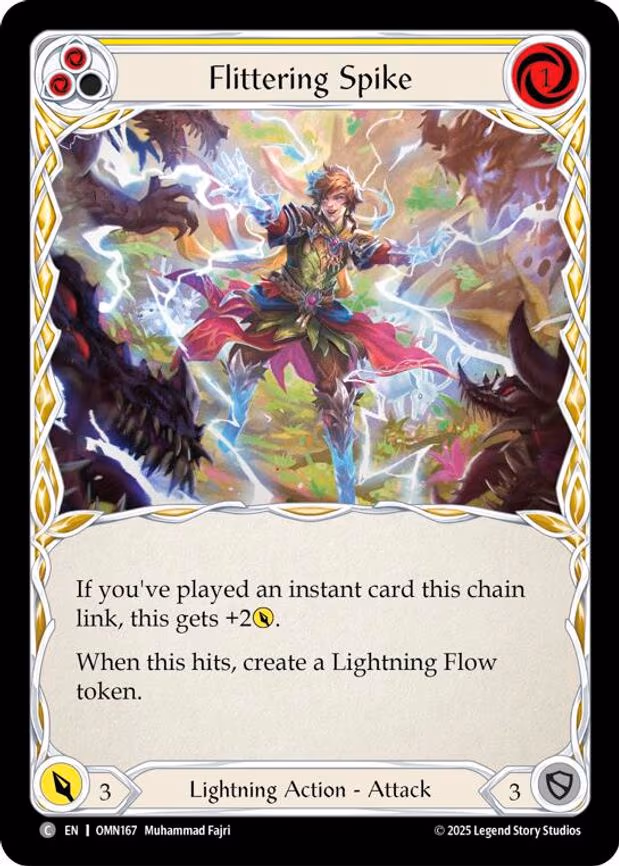 Flittering Spike (Yellow) - Common (OMN167)