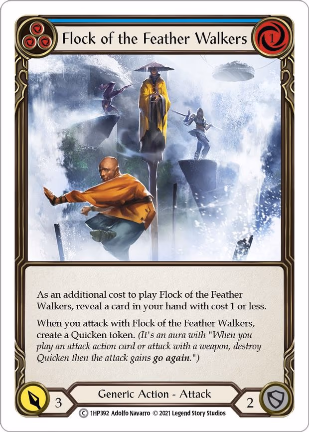Flock of the Feather Walkers (Blue)