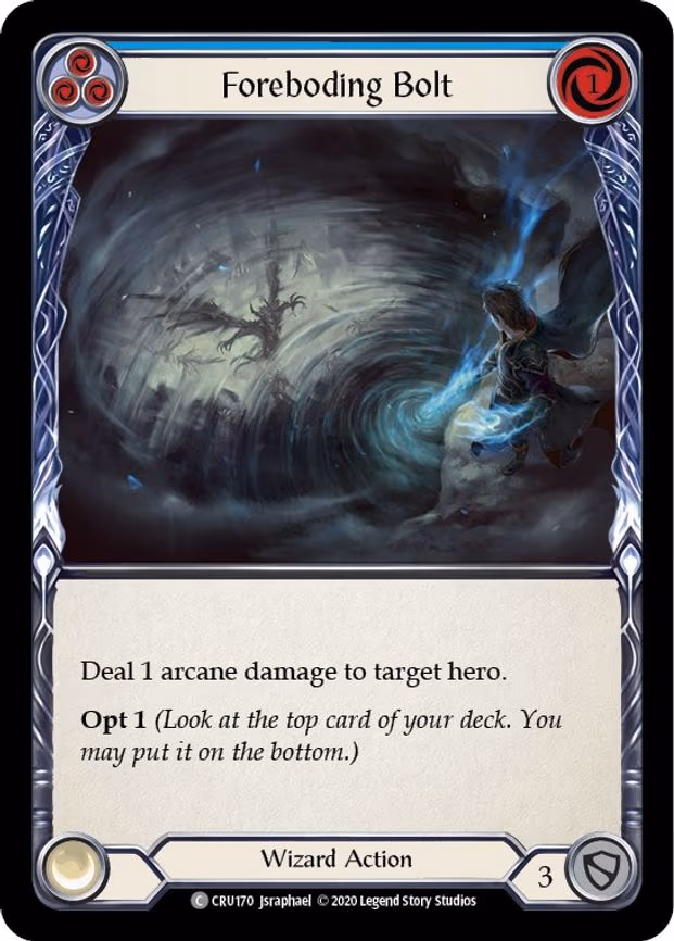 Foreboding Bolt (Blue) - Common (CRU170)