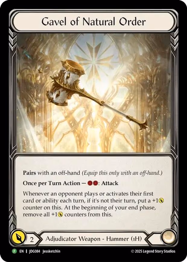Gavel of Natural Order - Promo (JDG084)