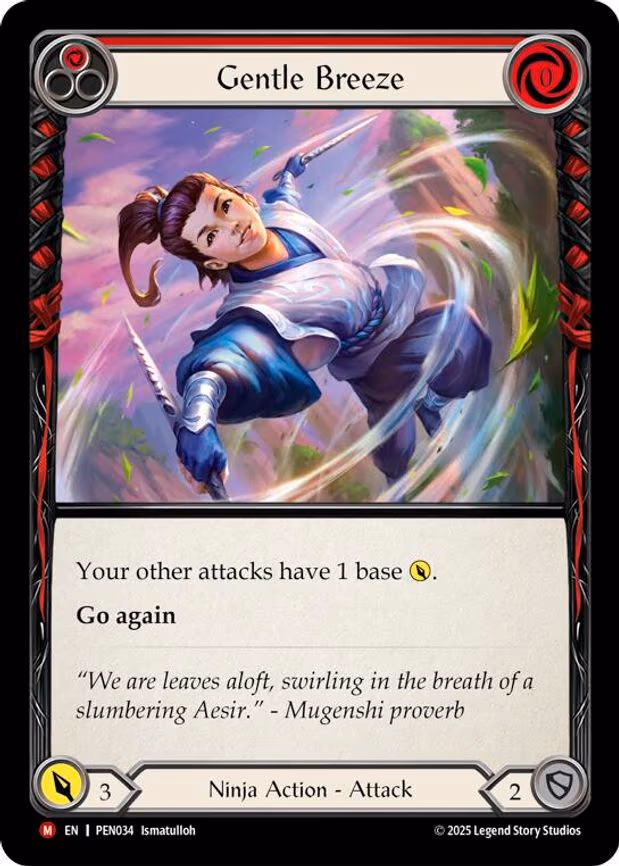 Gentle Breeze (Red) - Majestic (PEN034)