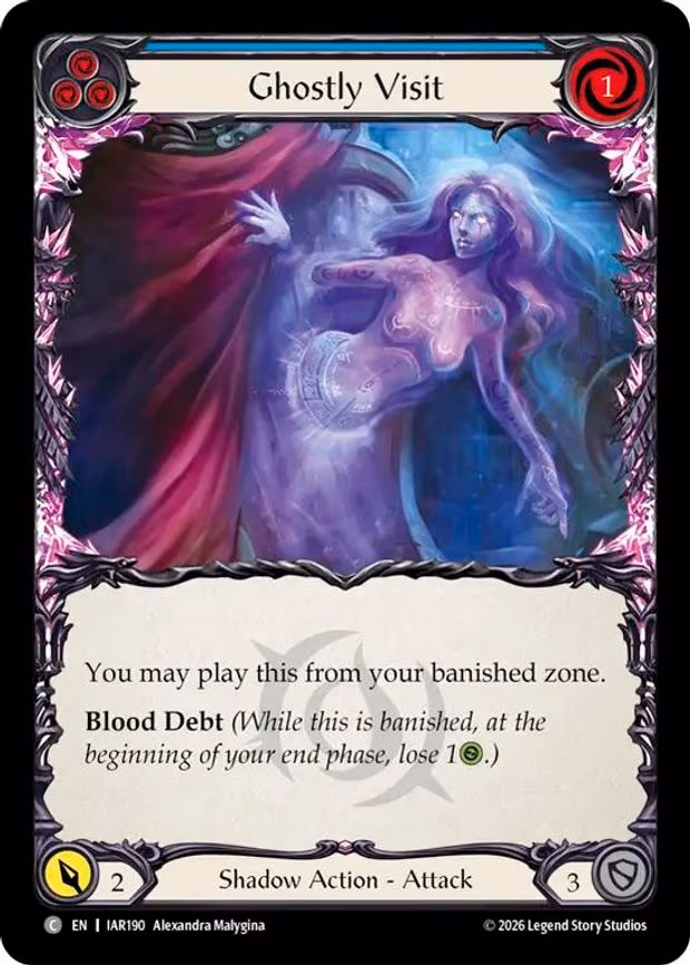 Ghostly Visit (Blue) - Common (IAR190)